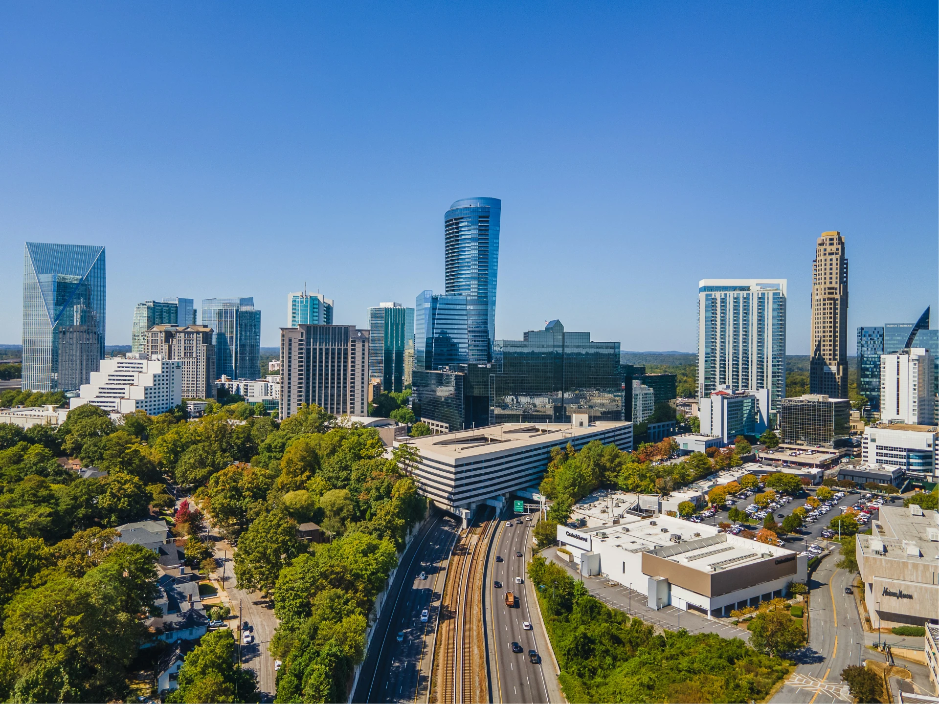Modern city skyline